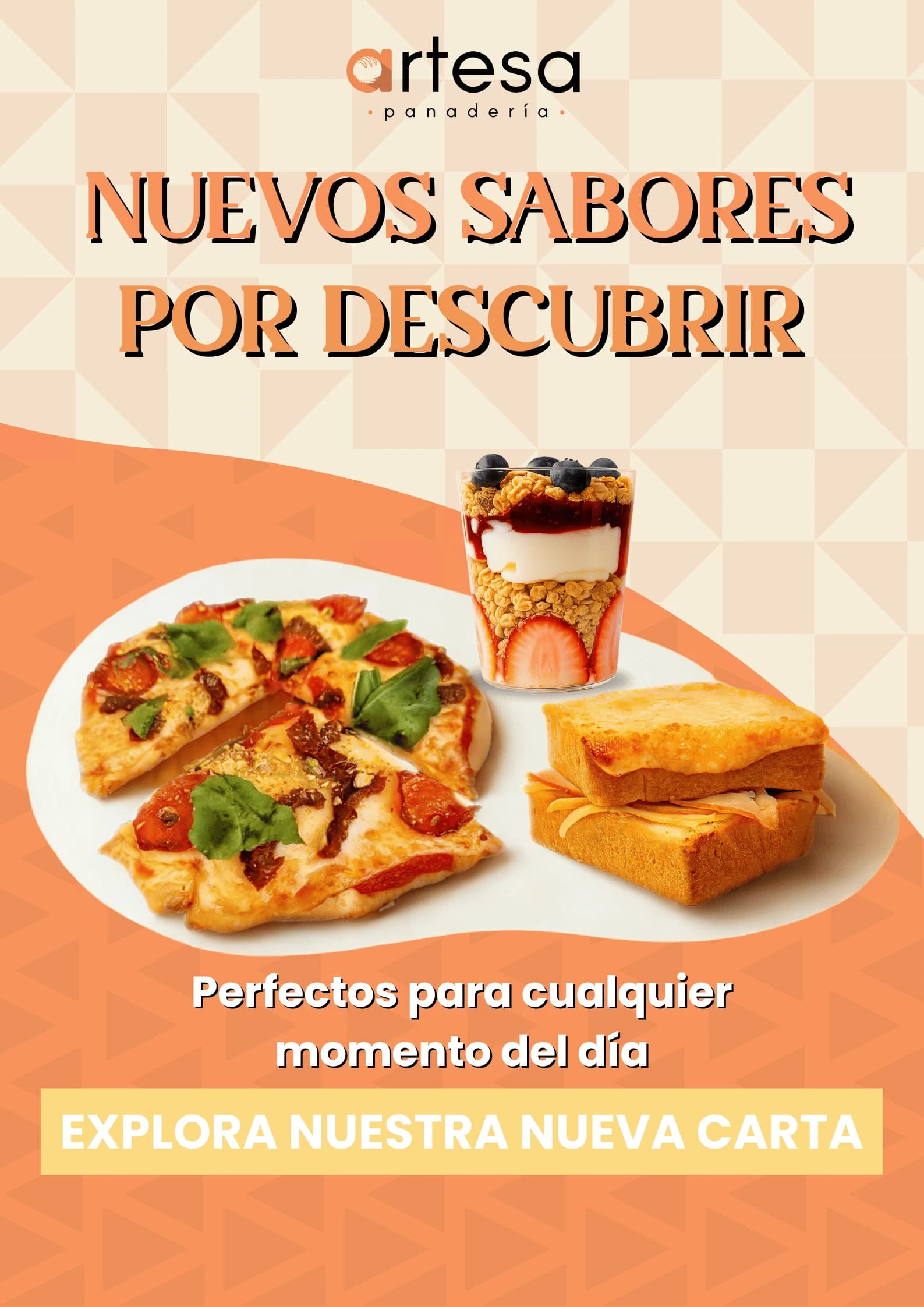 Artesa Panadería new flavors launch creative
