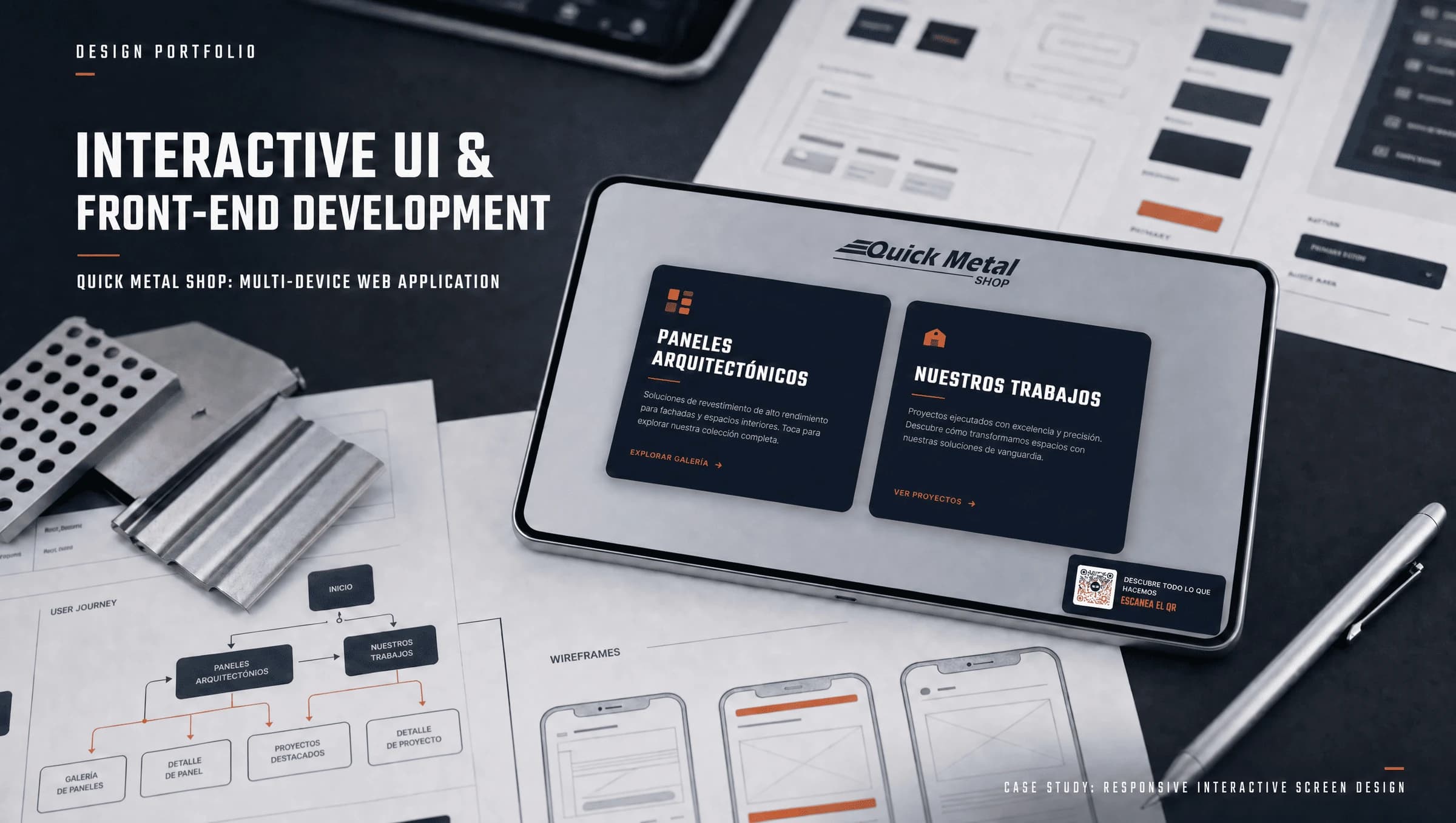 Quick Metal Shop: ArquiExpo 2026 Interactive Gallery Application
